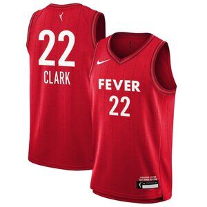 Mens Indiana Fever Caitlin Clark Stitched Red Jersey